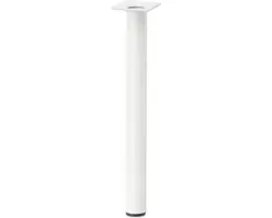 Tarrox Tischbein rund Ø 30 x 600 mm, weiß