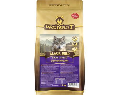 Hundefutter trocken WOLFSBLUT Black Bird Small Breed 2 kg