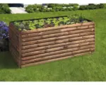 Hornbach Hochbeet klassisch aus Halbriegeln Kiefer/Fichte 180 x 80 x 80 cm kesseldruckimprägniert