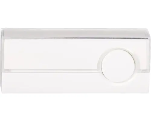 Klingelknopf ZAMEL aufputz, weiß (S83867)