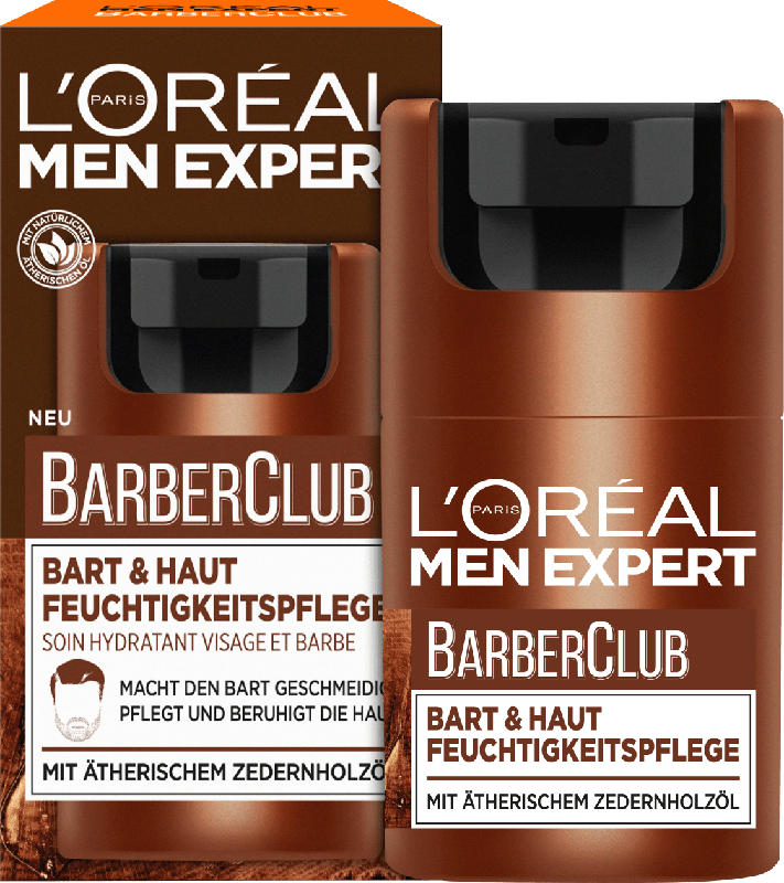 L'ORÉAL PARIS MEN EXPERT Feuchtigkeitspflege Barber Club Bart & Haut
