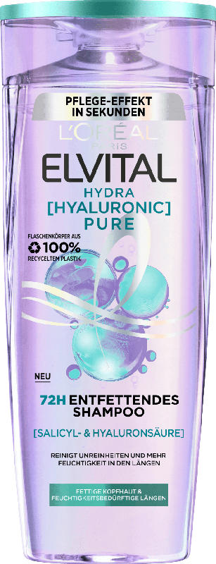 L'ORÉAL PARiS ELVITAL Shampoo Hydra [Hyaluronic] Pure