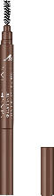 dm-drogerie markt MANHATTAN Cosmetics Augenbrauenstift Brow'Tastic Fill&Sculpt 002 Medium Brown - bis 31.03.2024