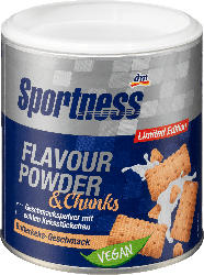 Sportness Flavour Powder & Chunks mit Butterkeks Geschmack, vegan