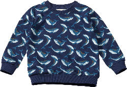 ALANA Sweatshirt Pro Climate mit Wal-Muster, blau, Gr. 92