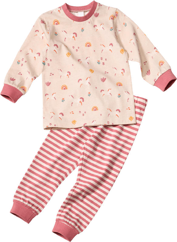 ALANA Schlafanzug mit Einhorn-Muster, rosa, Gr. 92