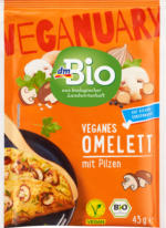 dm drogerie markt dmBio Veganuary Omelett mit Pilzen