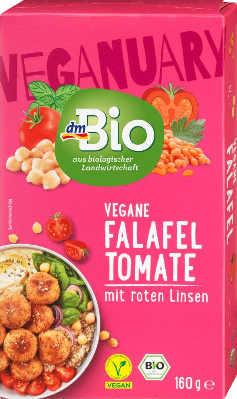dmBio vegane Falafel Tomate