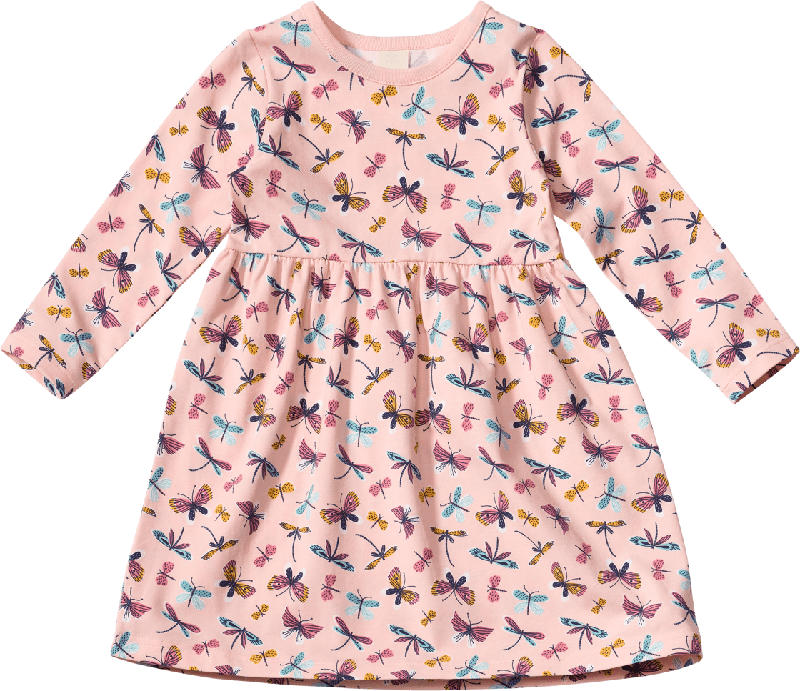 ALANA Kleid Pro Climate mit Schmetterling-Muster, rosa, Gr. 116