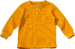 ALANA Langarmshirt mit Waffel-Struktur, gelb, Gr. 116