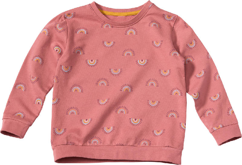 ALANA Sweatshirt mit Regenbogen-Muster, rosa, Gr. 110