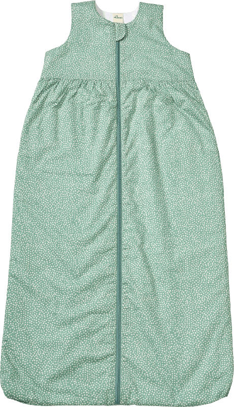 ALANA Schlafsack 1 TOG mit Punkte-Muster, grün, 110 cm