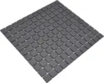 Hornbach Keramikmosaik Quadrat CU 020 32,7x30,2 cm schwarz