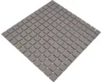 Hornbach Keramikmosaik Quadrat CU 030 32,7x30,2 cm grau