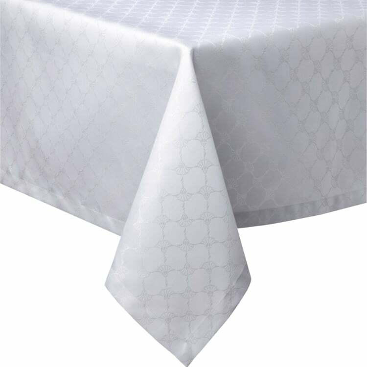 Nappe CORNFLOWER, coton/polyester/, blanc
