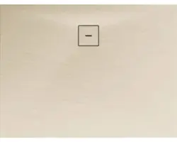 Extraflache Rechteck-Duschwanne Schulte Plan ExpressPlus EP216114172 140x100x4 cm sand strukturiert