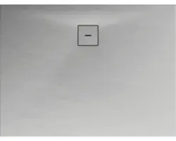 Extraflache Rechteck-Duschwanne Schulte Plan ExpressPlus EP216114117 140x100x4 cm grau strukturiert