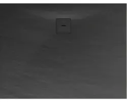 Extraflache Rechteck-Duschwanne Schulte Plan ExpressPlus EP21671057 100x75x40 cm anthrazit strukturiert