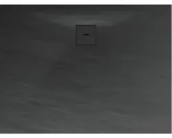 Extraflache Rechteck-Duschwanne Schulte Plan ExpressPlus EP21611257 120x100x4 cm anthrazit strukturiert