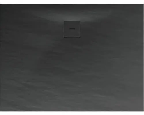 Extraflache Rechteck-Duschwanne Schulte Plan ExpressPlus EP21611257 120x100x4 cm anthrazit strukturiert