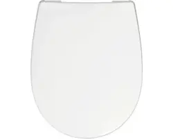 WC-Sitz Reika Mino weiß Scharniere edelstahl mit Absenkautomatik