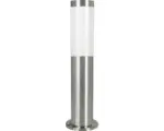 Hornbach Stehleuchte HELSINKI E27 12 W 1-flammig H 45 cm, IP 65 edelstahl (81751)