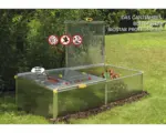 Hornbach Frühbeet JUWEL Biostar Bio Protect 2000 inkl. Schädlingsschutz 200 x 76,5 x 52/44 cm