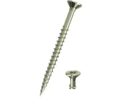 Universalschraube Senkkopf I-Stern Teilgewinde 6 x 40 mm galvanisch verzinkt 500 Stück