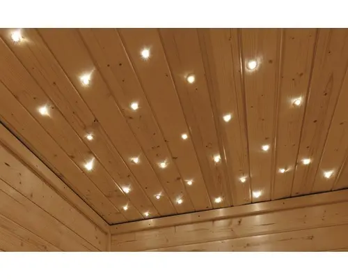 Sauna LED Sternenhimmel Karibu