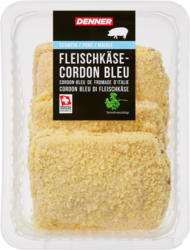 Cordon-bleu de fromage d’Italie Denner, Porc, pané, 3 x 150 g