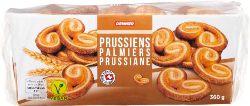 Palmiers Denner, 360 g