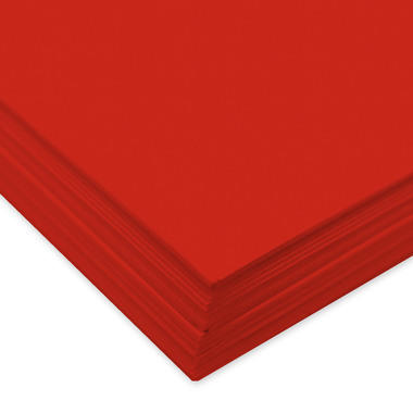 URSUS Carta per disegno a colori A3 2174022 130g, rosso rubino 100 fogli