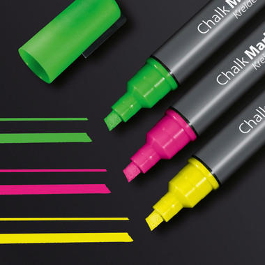 SIGEL Chalk Marker 1-5mm BA182 3 Farben ass.