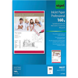 SIGEL InkJet Paper A3 IP383 160g,matt, bianco 100 fogli