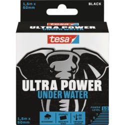 TESA Power Under Water 1.5mx50mm 56491-00000 Reparaturband, schwarz