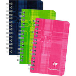 CLAIREFONTAINE Cahier 7,5x12cm 8582 5mm 50 feuilles