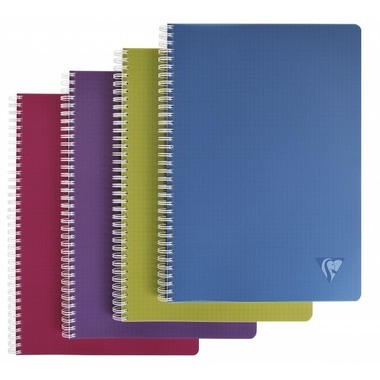 CLAIREFONTAINE LINICOLOR Cahier A4 329126 5mm 90 feuilles