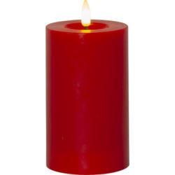 STAR TRADING Bougie LED Flamme Flow 15cm 12.061-44 rouge