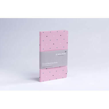 GMUND Bavarian Book 13.5x20cm 39449 rosa, dotted 112 pages