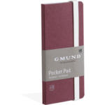 Die Post | La Poste | La Posta GMUND Pocket Pad 6.7x13.8cm 38770 merlot, blanko 100 pages