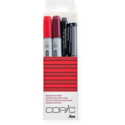 COPIC Marker Ciao 22075641 Doodle pack Red, 4 pcs.