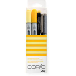 COPIC Marker Ciao 22075642 Doodle Pack Yellow, 4 Stück