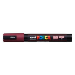 UNI-BALL Posca Marker 1,8-2,5mm PC5M RED WIN bordeaux, Rundspitze