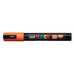 UNI-BALL Posca Marker 1,8-2,5mm PC-5M ORANGE orange, Rundspitze