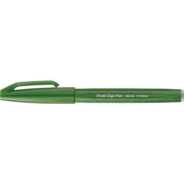 PENTEL Brush Sign Pen SES15C-D2 verde oliva