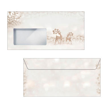 SIGEL Weihnachts-Umschlag 11x22cm DU228 90g 50 Stück