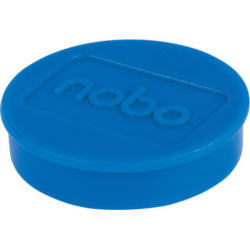 NOBO Magnet rund 32mm 1915299 blau 10 Stück