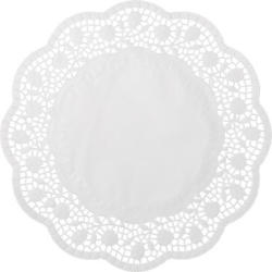 DEMMLER Merletto torta rotondo 4021100625 40cm, 6 pezzi bianco