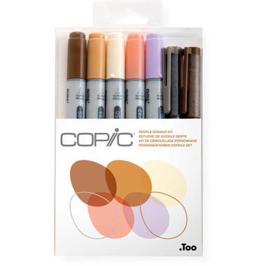 COPIC Marker Ciao 22075671 People Doodle kit, 7 pz.