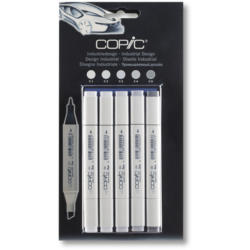 COPIC Marker Classic 20075566 grey Industriedesign, 5 pcs.